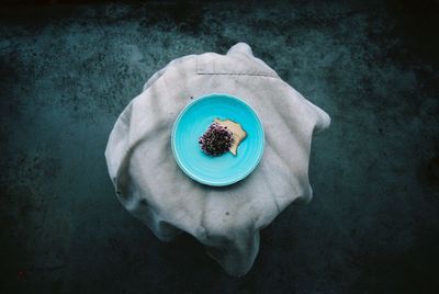 Close-up of white food on table