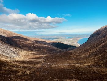 Panoramic view of landscape against sky
