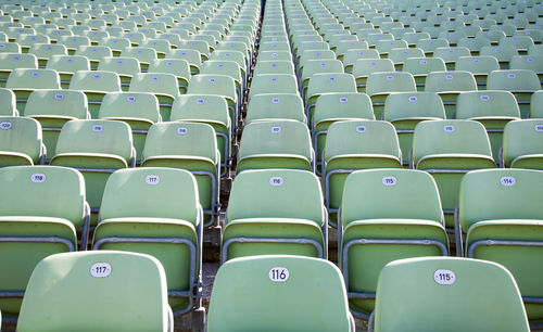 Full frame shot of empty theater