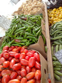 Full frame shot of vegetables for sale