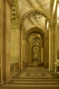 Corridor of historical building