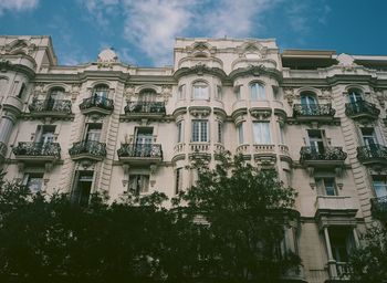 Low angle view of building against the sky