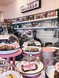 View of food for sale in store