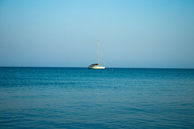 Boat in the sea