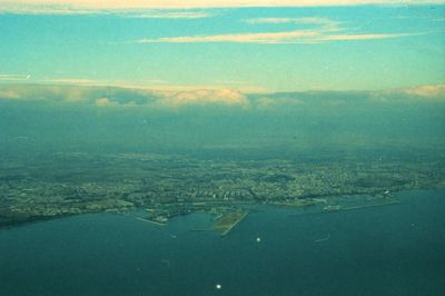 Aerial view of landscape