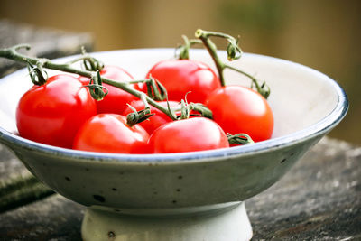 Close-up of fruits in bowl