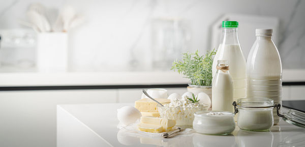 Close-up of food on table