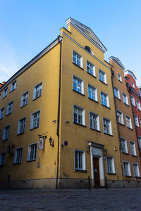 Low angle view of building against sky