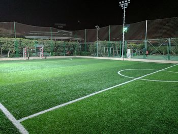 View of soccer field