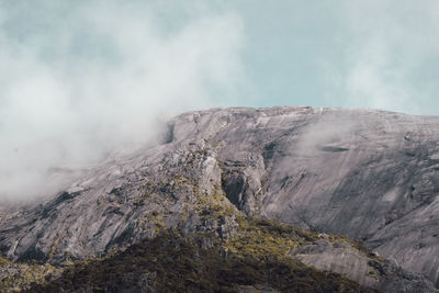 Scenic view of mountain against sky