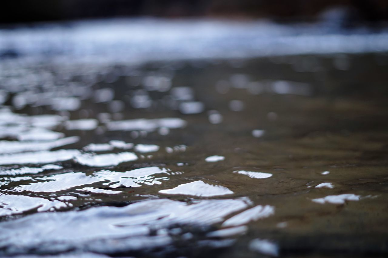 CLOSE-UP OF SNOW ON LAND