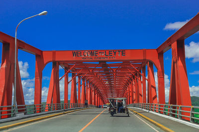 View of bridge against sky