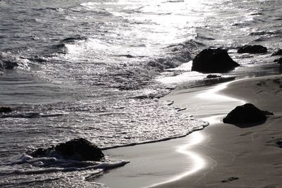 Scenic view of beach