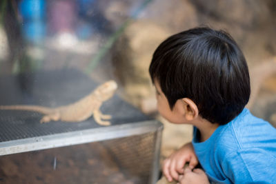 Portrait of cute boy