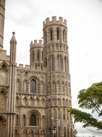 Low angle view of church against sky