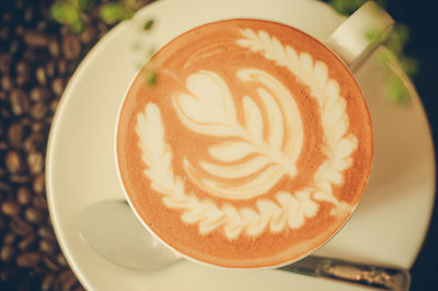 Close-up of coffee cup