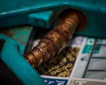 Close-up of rusty metal