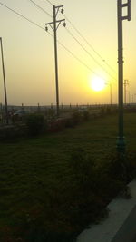 Scenic view of sunset