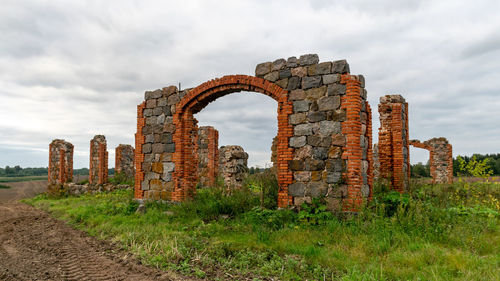 Old ruins against sky