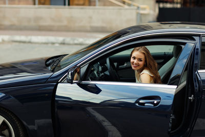 Close-up of car