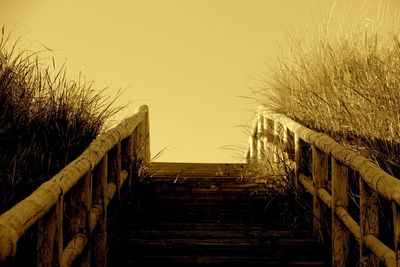 Staircase at sunset