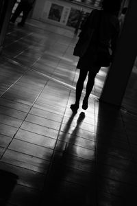 Woman standing on floor