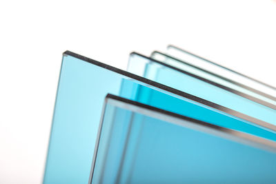 Close-up of metallic structure against wall