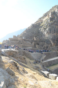View of mountain road