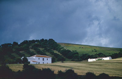 Farmhouses in the landscape