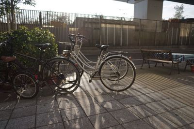 Cars parked in parking lot