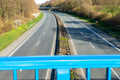 View of highway by road in city