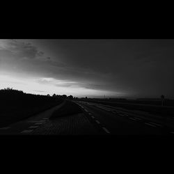 Road passing through landscape