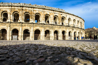 View of old building in city