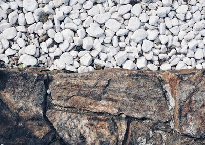 Full frame shot of stones