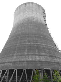 Low angle view of building against clear sky