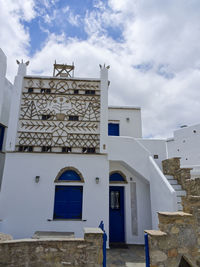 Low angle view of building against sky