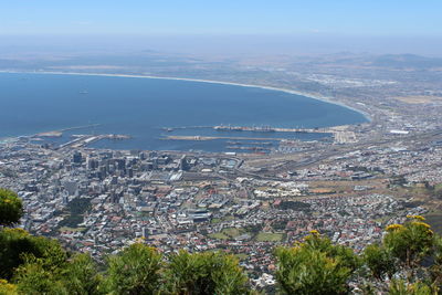 Aerial view of city