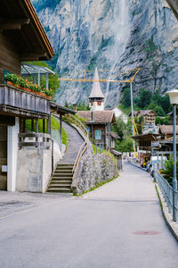 Street amidst buildings in city