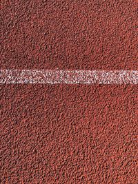 Full frame shot of running track