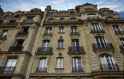 Low angle view of building against sky