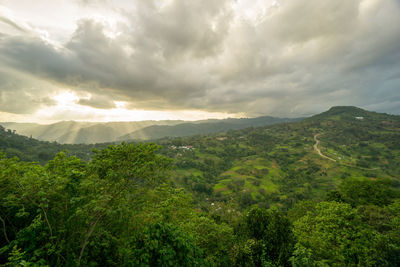 Scenic view of landscape against sky