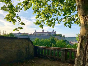 View of historic building against cloudy sky