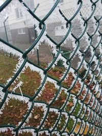 Full frame shot of chainlink fence