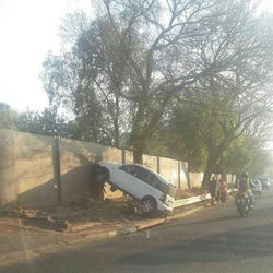 Car on road