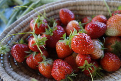 Close-up of strawberries