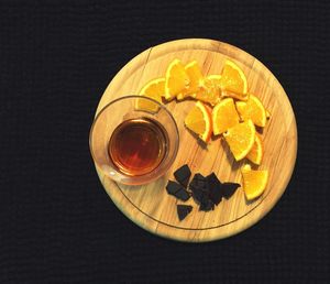 Close-up of food on table