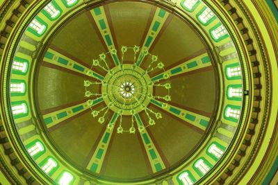 Low angle view of ceiling