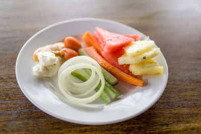 Close-up of food on plate