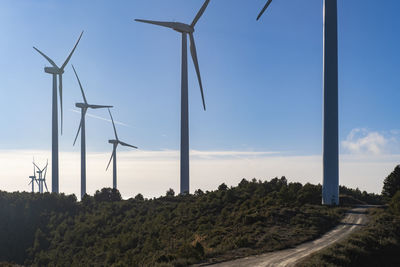 wind turbines