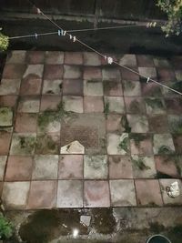 High angle view of water